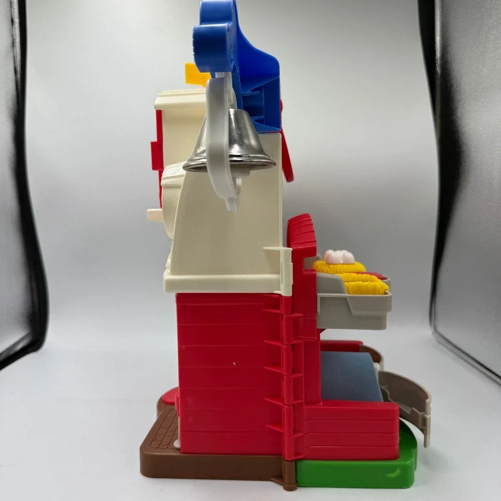 Fisher-Price Little People Caring for Animals Farm Toddler Playset Red White